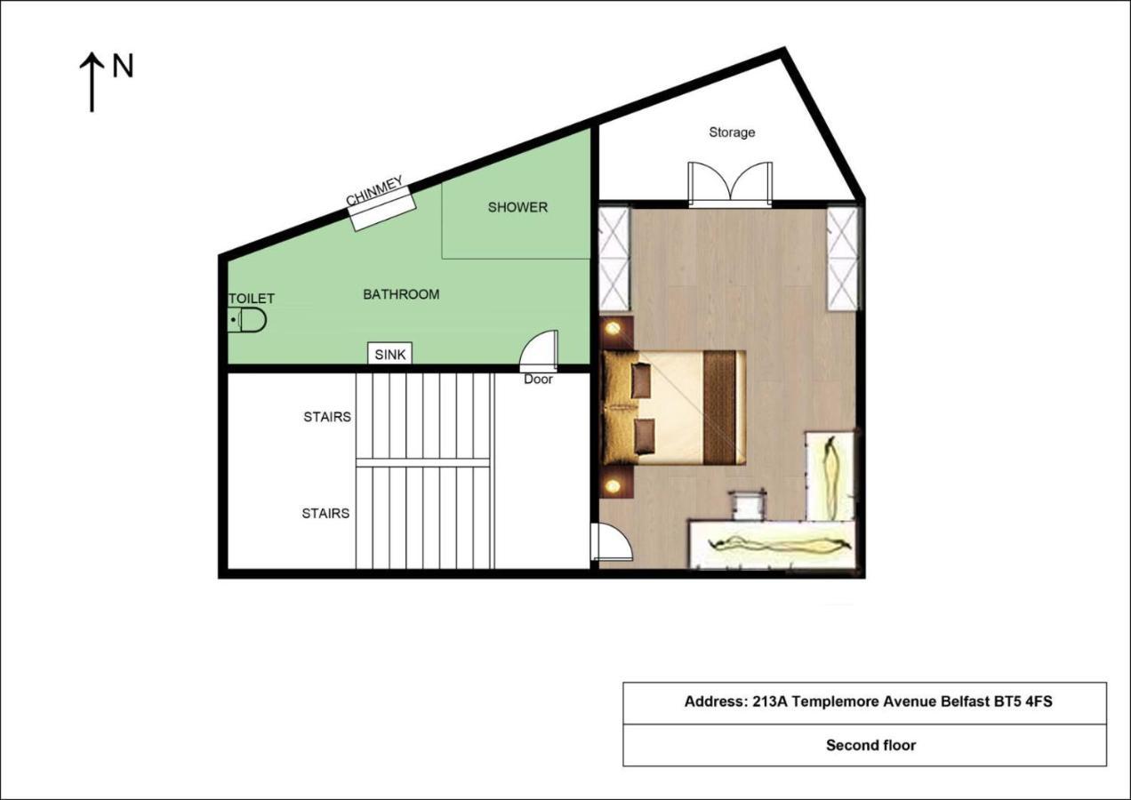 Entire Pinkapt - Free Parking - Up To 4 Guests - 3 Beds - Close To City Centre Belfast Exteriér fotografie